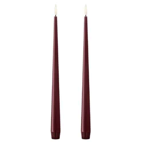 Ester & Erik Led Kronljus 30cm Deep Wine 2st