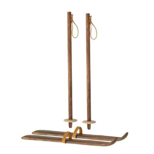 Maileg skidor och skidstavar Mamma och Pappa mus