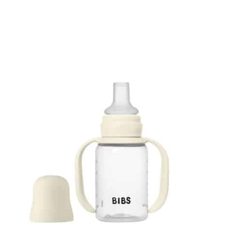 BIBS Baby Sippy Nappflaska Pip Silikon 150 ml - Ivory