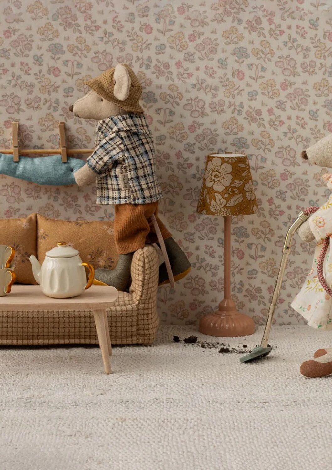 Maileg Coffee Table, Mouse – Nature - Bild 4