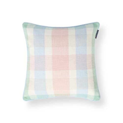 Lexington rutmönstrat kuddfodral i återvunnen bomull