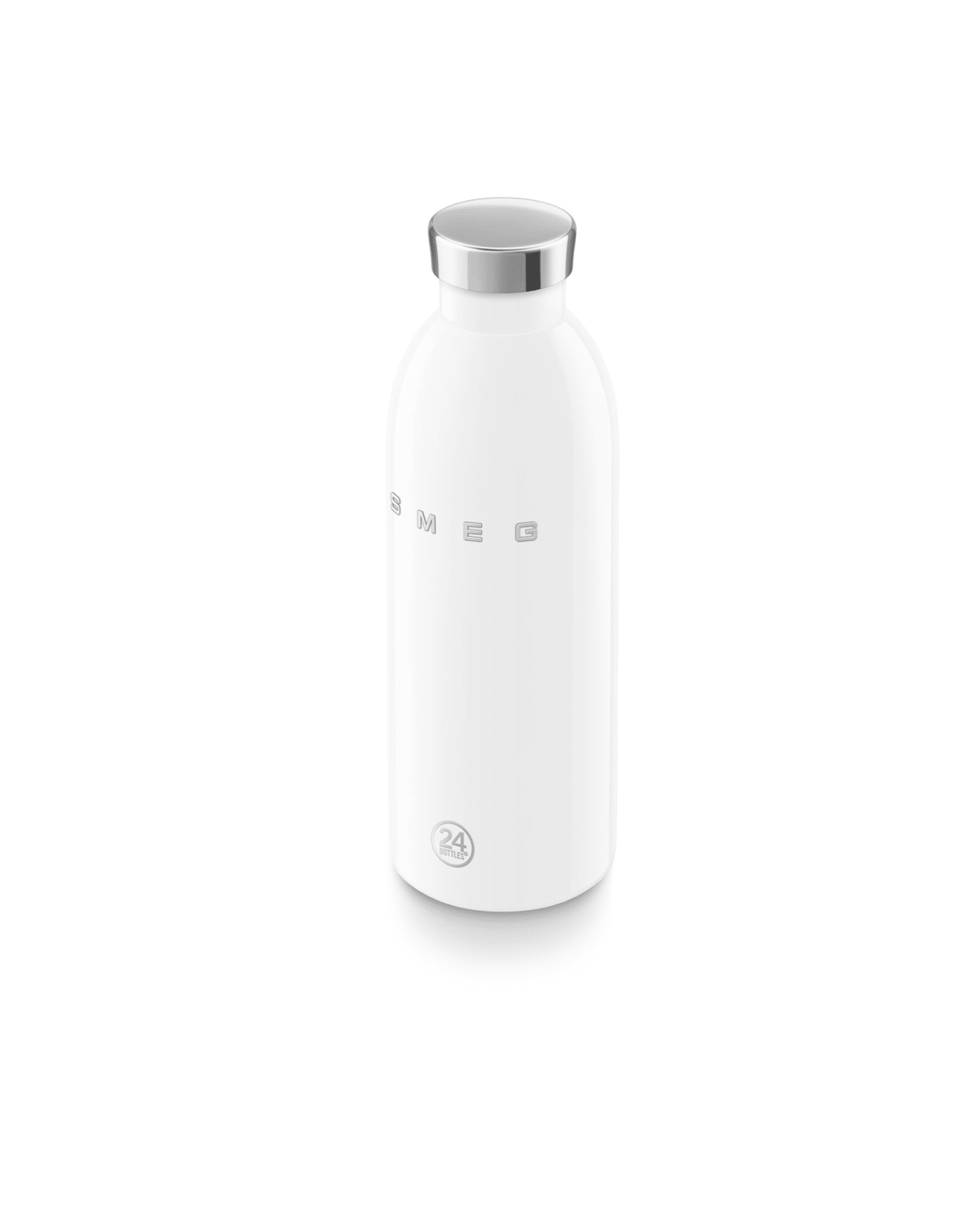 Vita Clima termosflaska 500 ml med högblank finish och dubbelväggad konstruktion från Smeg x 24Bottles