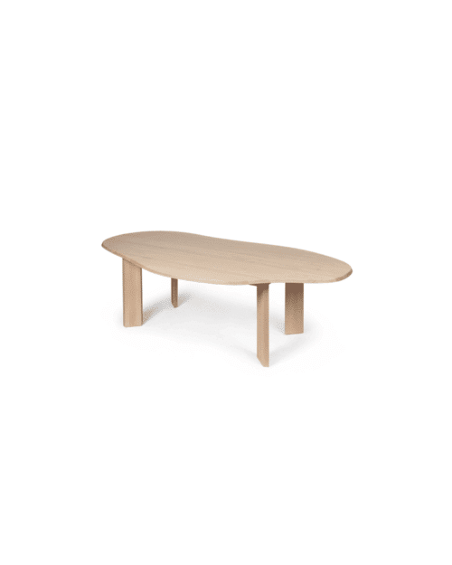 Ferm Living Tarn Matbord 220cm i vitoljad massiv bok