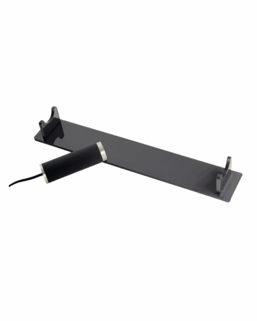 Lampbas svart acryl - Support tube