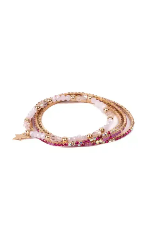 Boutique Glam Girl Armbandsset (4 delar) – Barn
