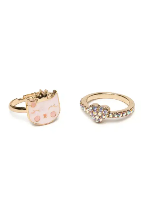 Boutique Kitty Love Ringset (2 delar) – Barn
