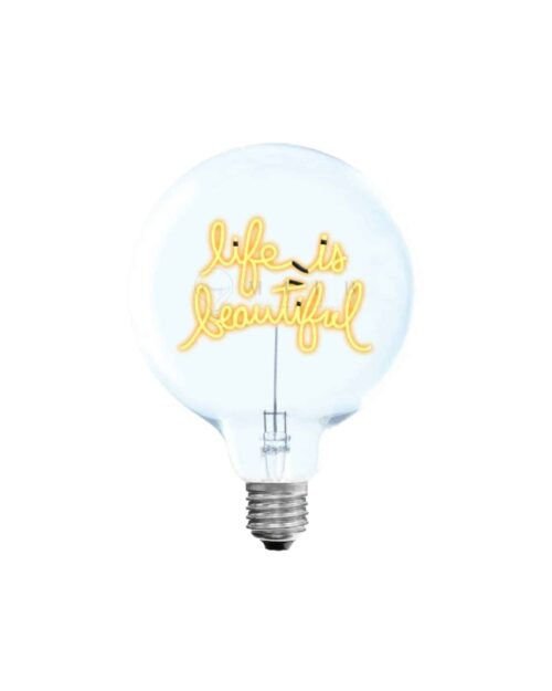 LED-lampa  LIFE IS BEAUTIFUL