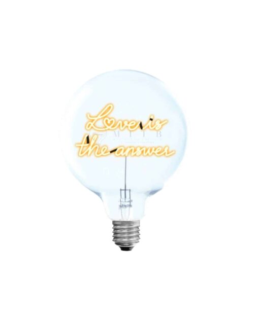 LED-lampa  LOVE IS THE ANSWER
