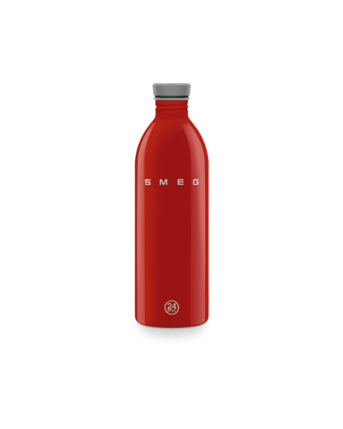 Smeg Vattenflaska 1 Liter Röd – Urban Bottle 50’s Style