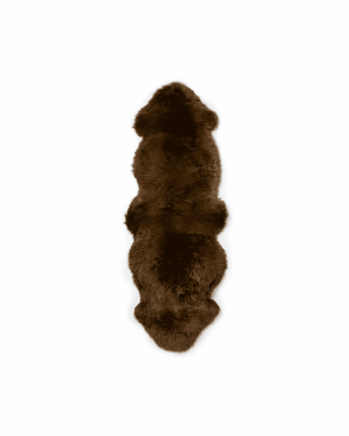 Fårskinn Naturbrun