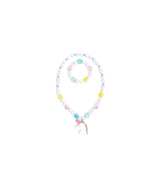 Barn Enhörningshalsband och Armband Set 2 Pack