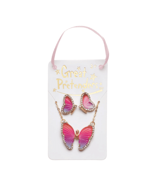 Boutique Butterfly halsband och örhängeset