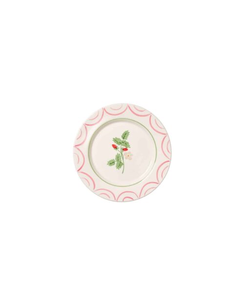 Pick a Poppy Cottage Flower tallrik 28 cm smultron