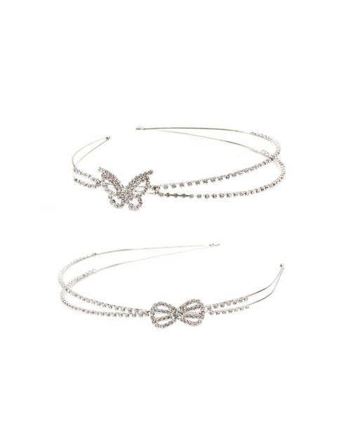 Fjärils/rosett diadem