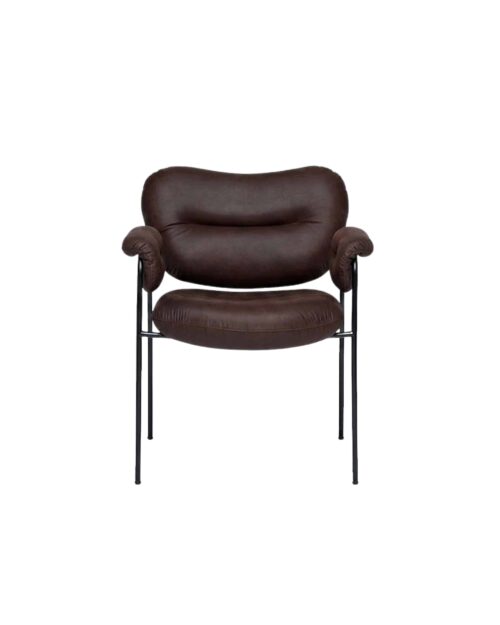 Fogia Bollo Dining Chair – Vintage Dark Chocolate