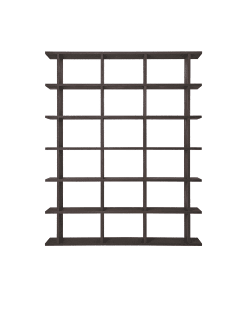 Kona Bookcase – 3x6, Dark Stained Oak