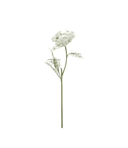 Konstgjord Vildmorot 70 cm – Vit Dekorativ Blomma