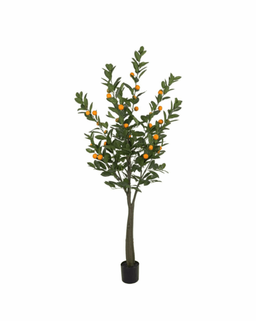 Citrus 180 cm – Naturtrogen grön konstväxt med kruka