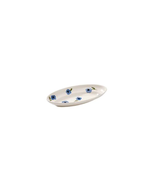Madelen Möllard serveringsfat Pansy blå 25,5 cm