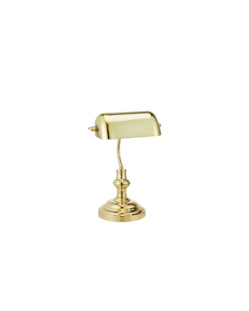 Bordslampa Bankers 42 cm Mässing