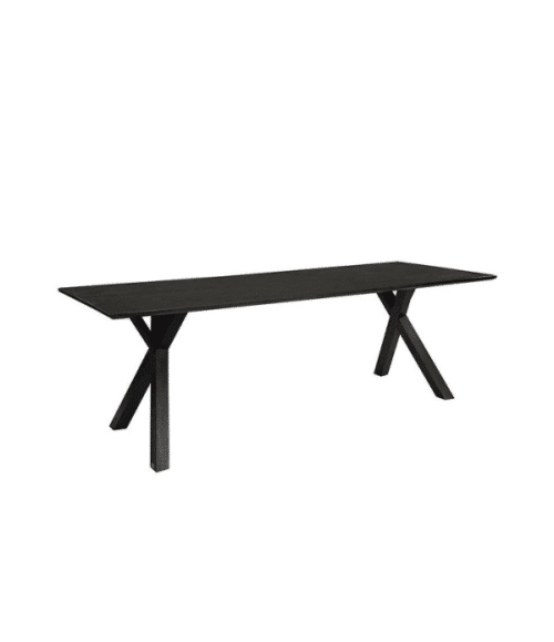 Matbord i massiv ek 200x90 svart Tree – Artwood