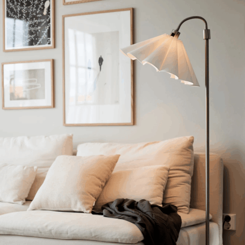 Freja Lampskärm Franza Vit 45cm