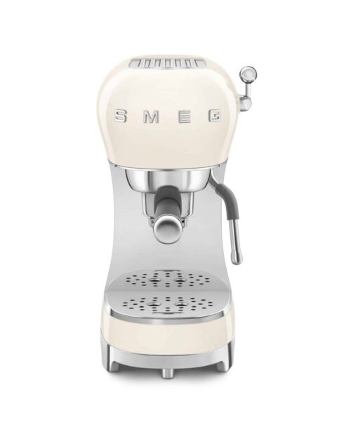 Smeg Manuell espressomaskin | Beige Högblank 50's Style