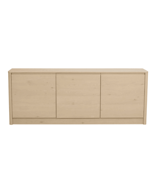 Melstone Sideboard, Vitpigmenterad, 180x40x70 cm