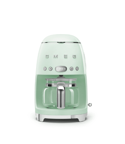 Smeg DCF02 Kaffebryggare 50's Style – Pastellgrön Högblank (10 koppar)