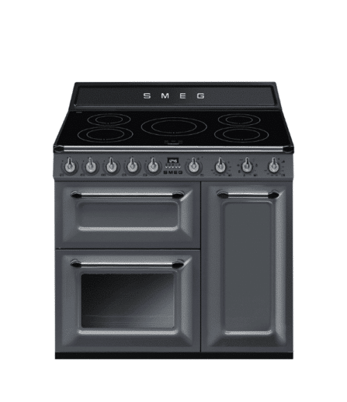Smeg Victoria Induktionsspis 90x60 cm Slate Grey – 3 Ugnar & Induktionshäll