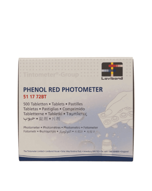 Testtabletter PhenolRed för fotometer 500 st
