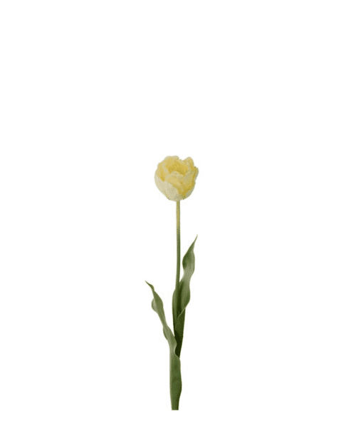 Tulpan Real Touch Gul 67 cm – Naturtrogen konstblomma