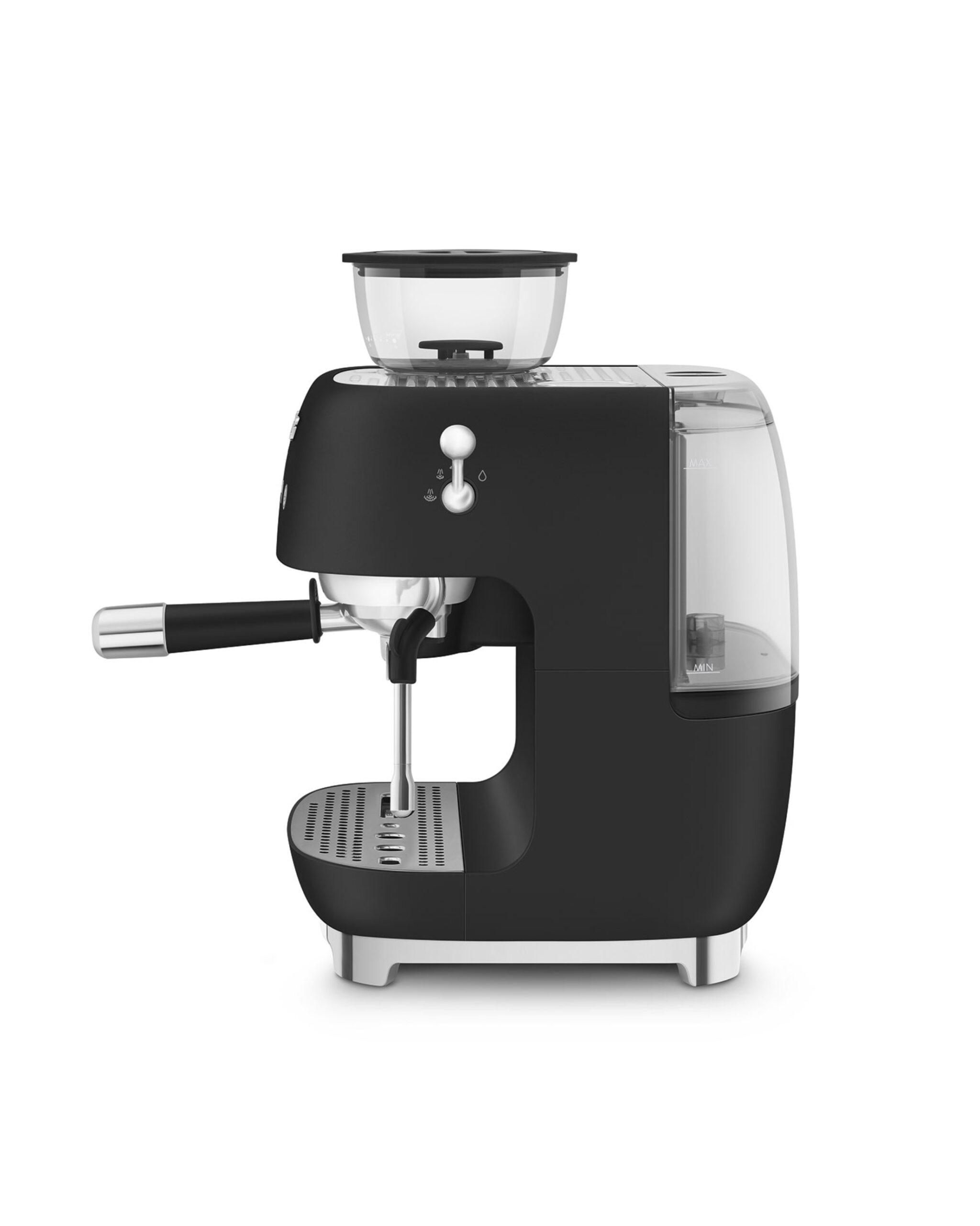 Manuell espressomaskin Matt Svart