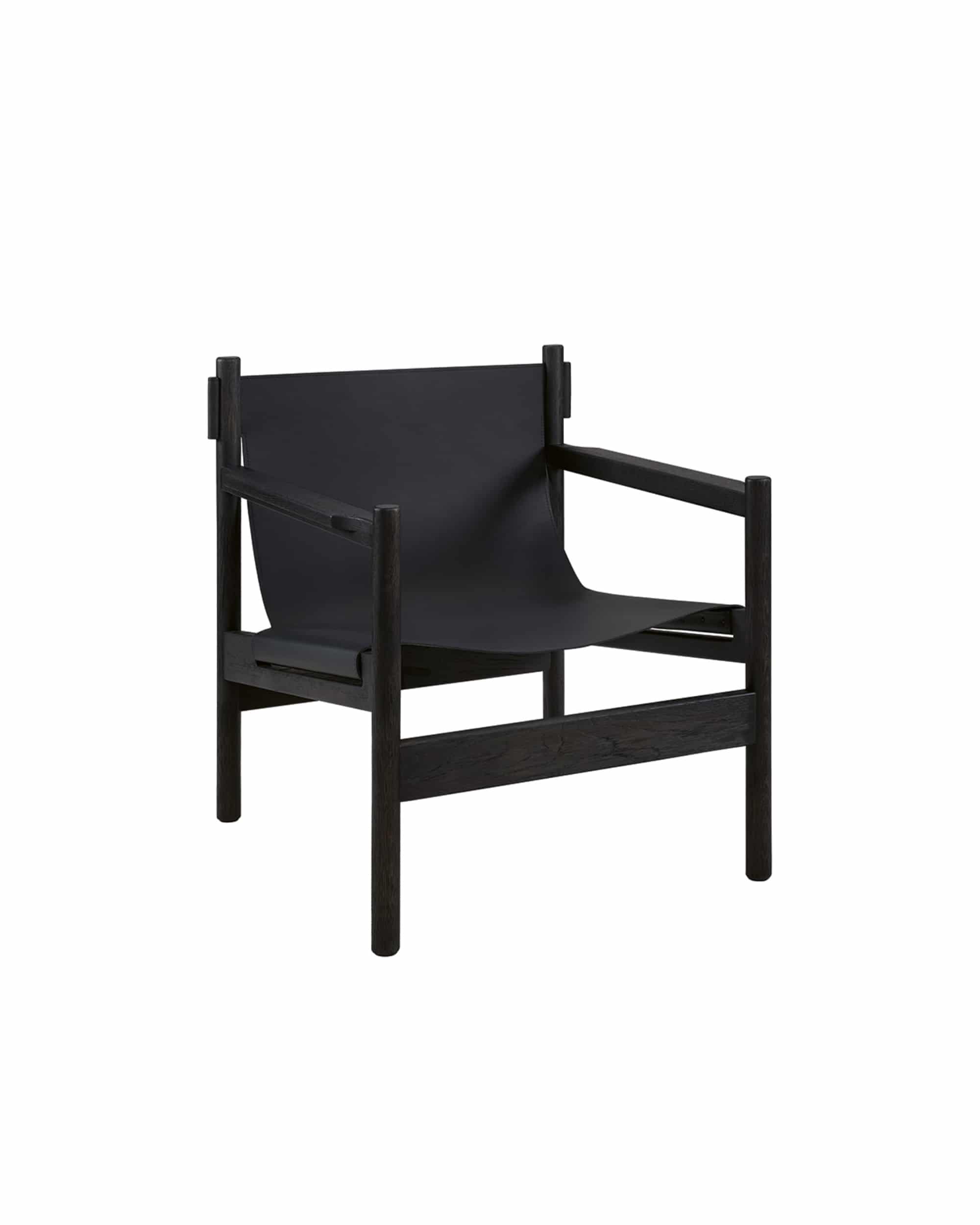 Artwood Jordan skinnfåtölj Matt black taupe